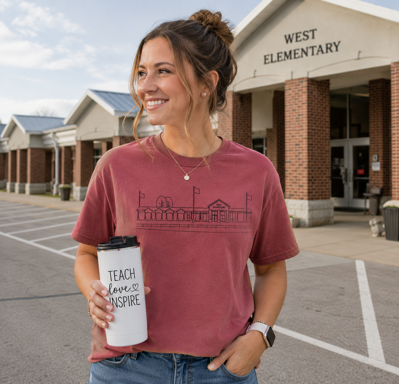 West Elementary Sketch Tee