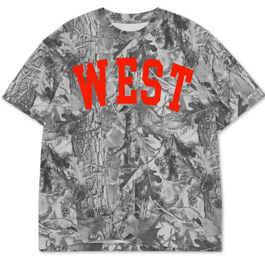 West Vintage Gray Camo Tee