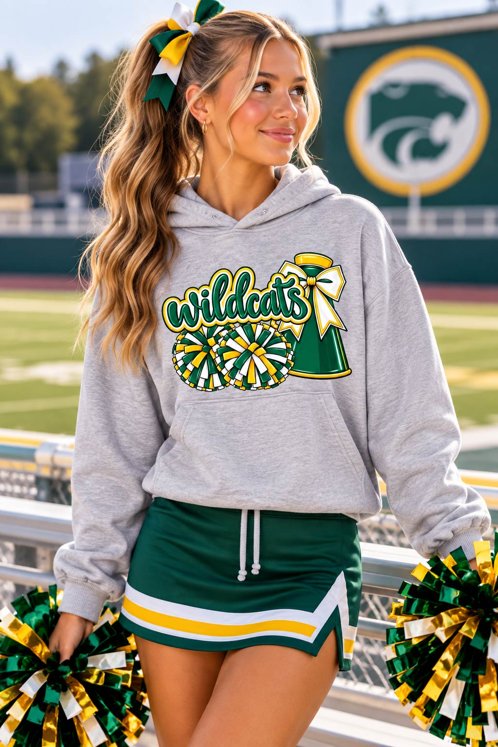 Wildcats Cheerleader Hoodie