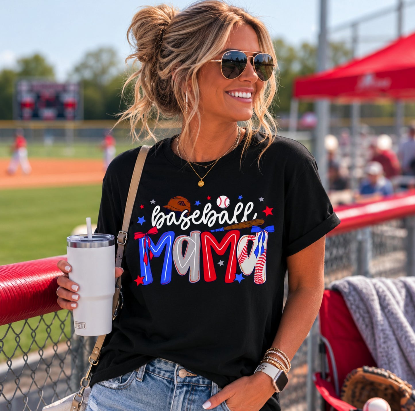 Baseball Mama Tee