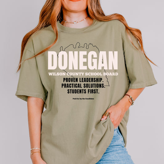 Donegan for Wilson County School Board Comfort Colors Tee