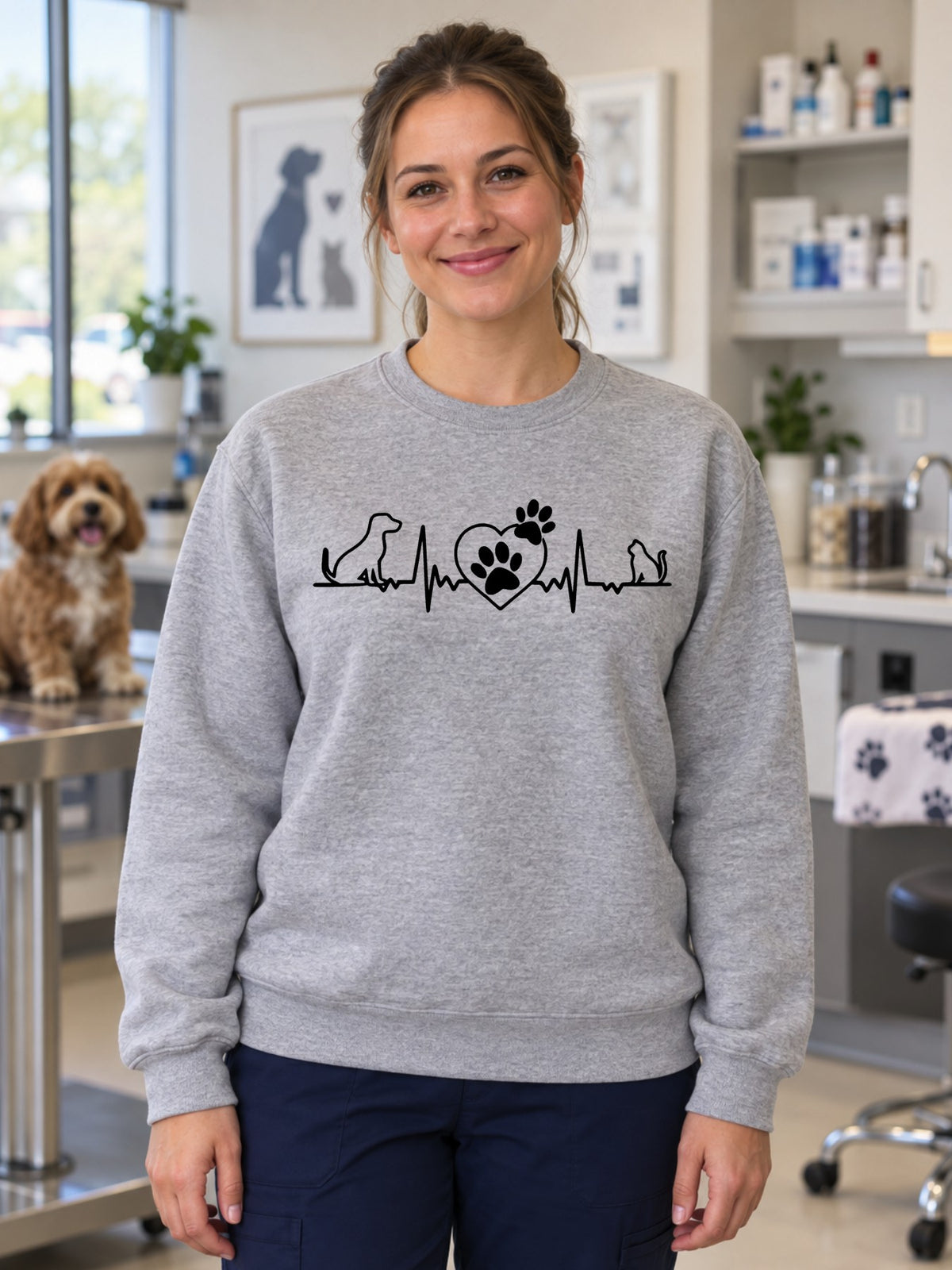 Paws & Heartbeats Sweatshirt
