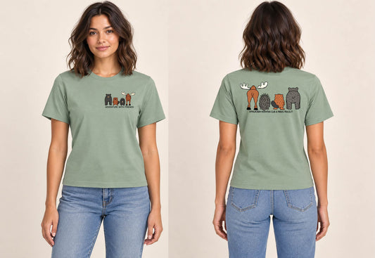 Adventure With Friends Woodland Mid-Length/Crop Tee