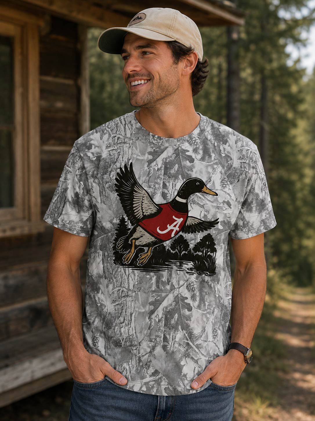 Alabama Waterfowl Camo Tee