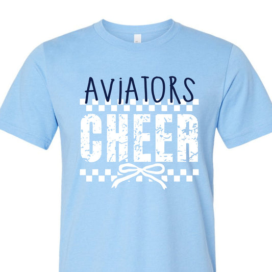 Aviators Checkerboard Cheer Tee