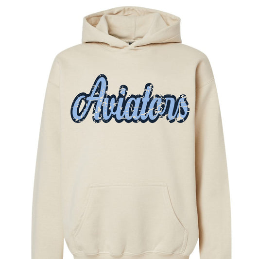 Aviators Distressed Hoodie
