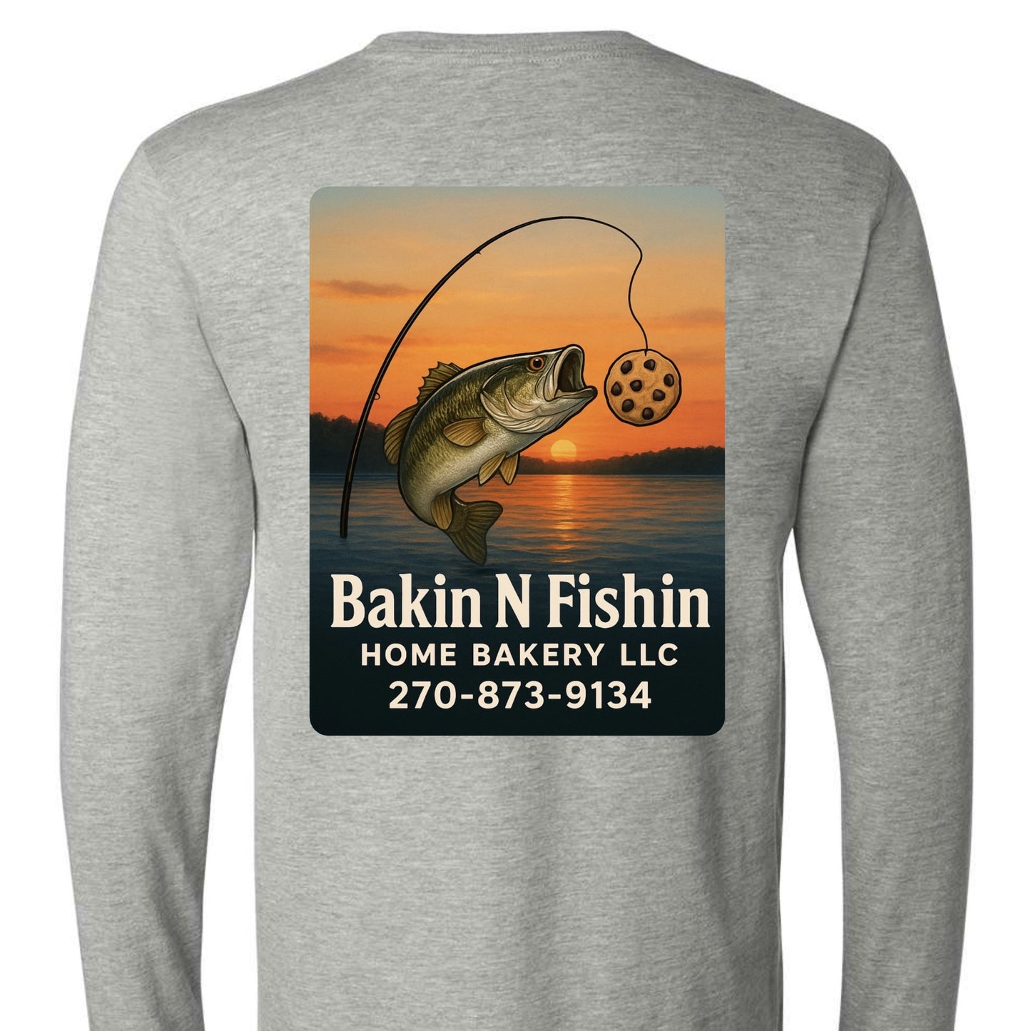 Bakin N Fishin LLC Long Sleeve Tee