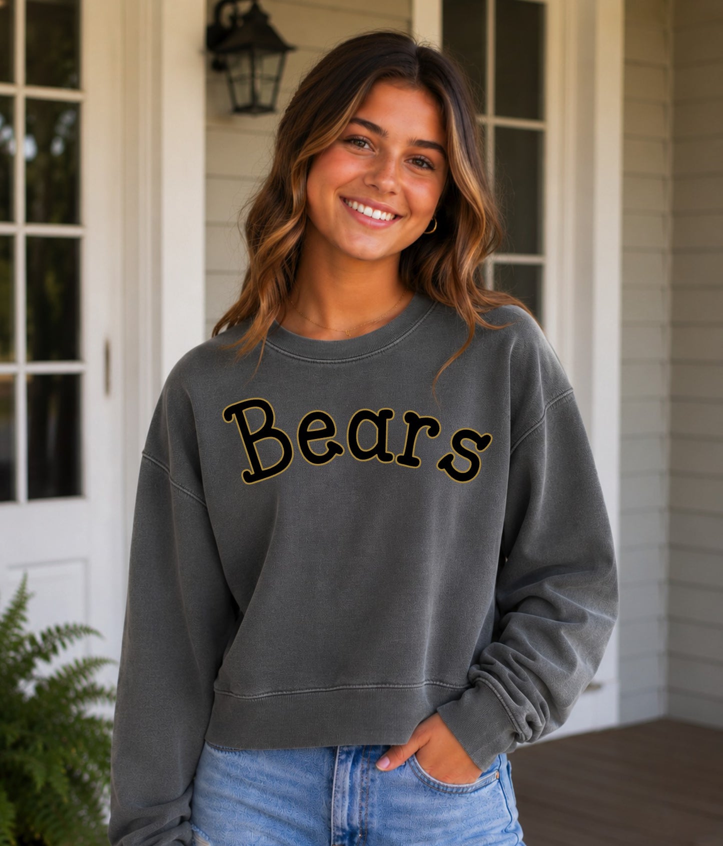 Bears Crop Sweatshirt