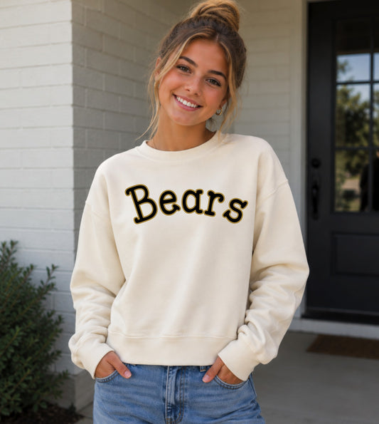 Bears Crop Sweatshirt