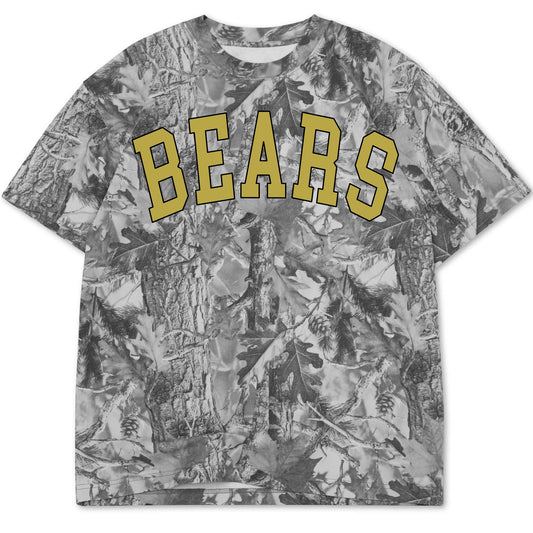 Bears Vintage Gray Camo Tee