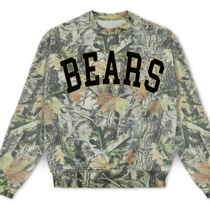Bears Vintage Wood Camo Sweatshirt