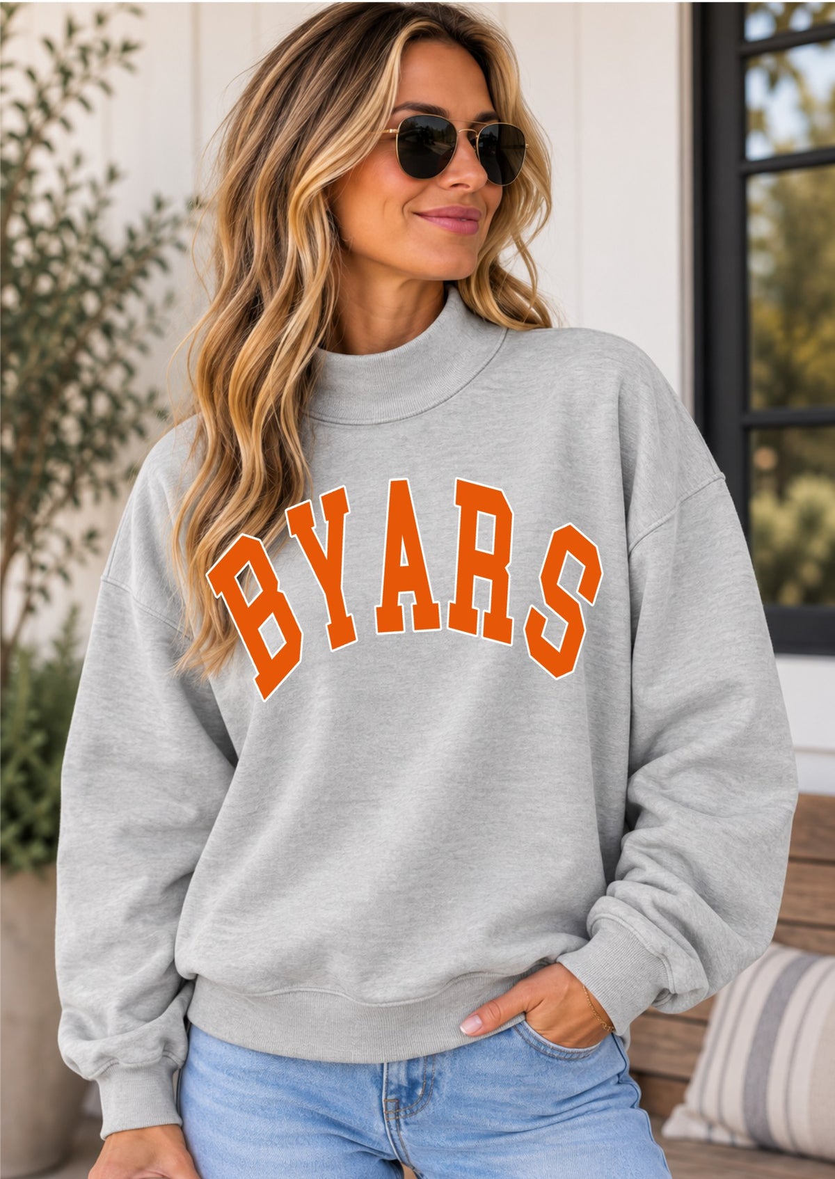 Byars Collegiate Mock Neck