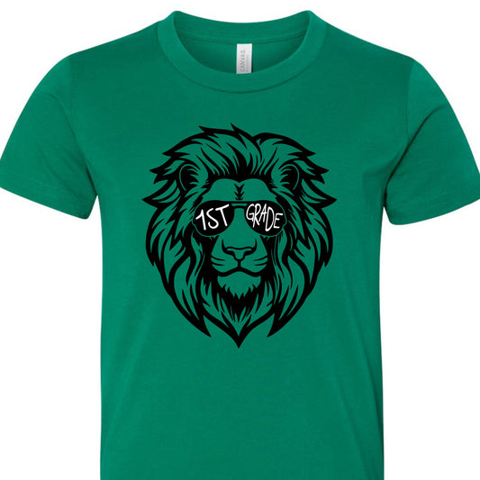 Lion Sunglasses 1st Grade Tee