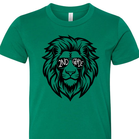 Lion Sunglasses 2nd Grade Tee