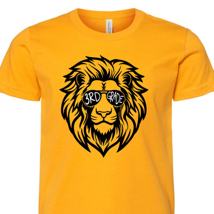 Lion Sunglasses 3rd Grade Tee