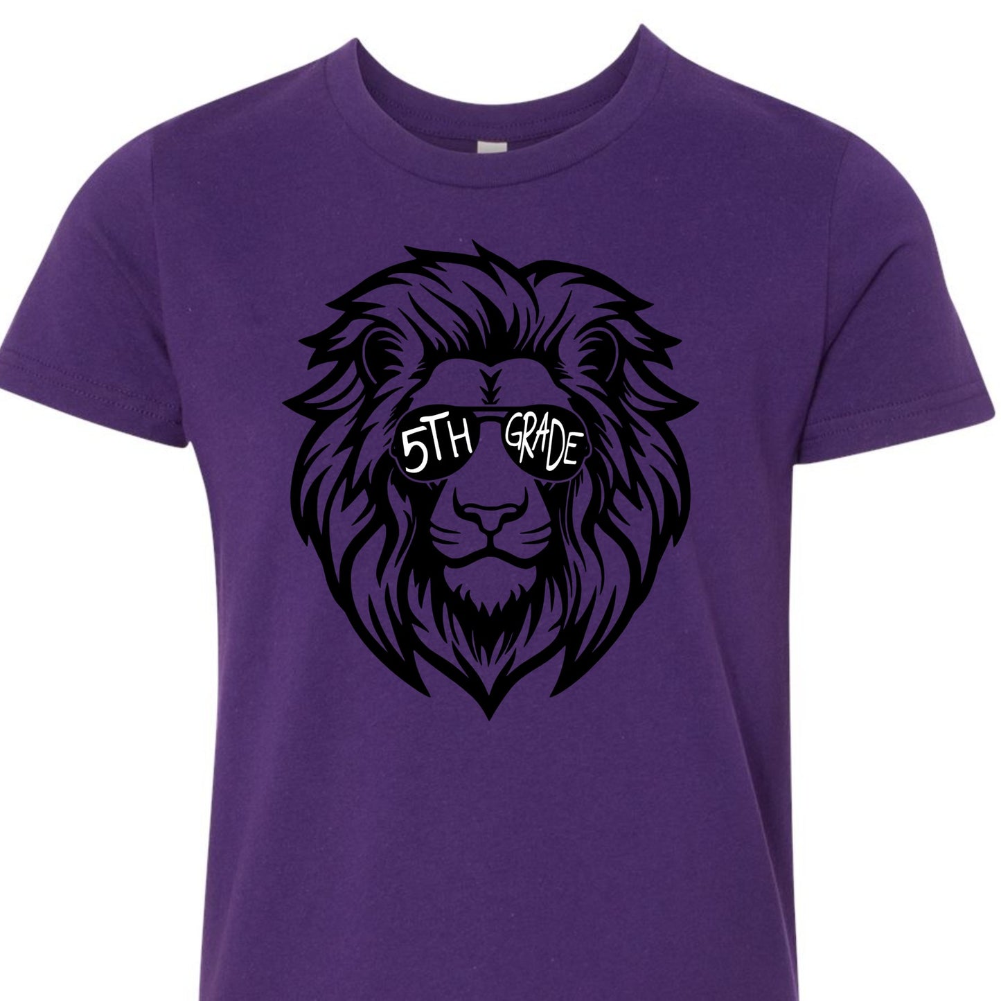 Lion Sunglasses 5th Grade Tee
