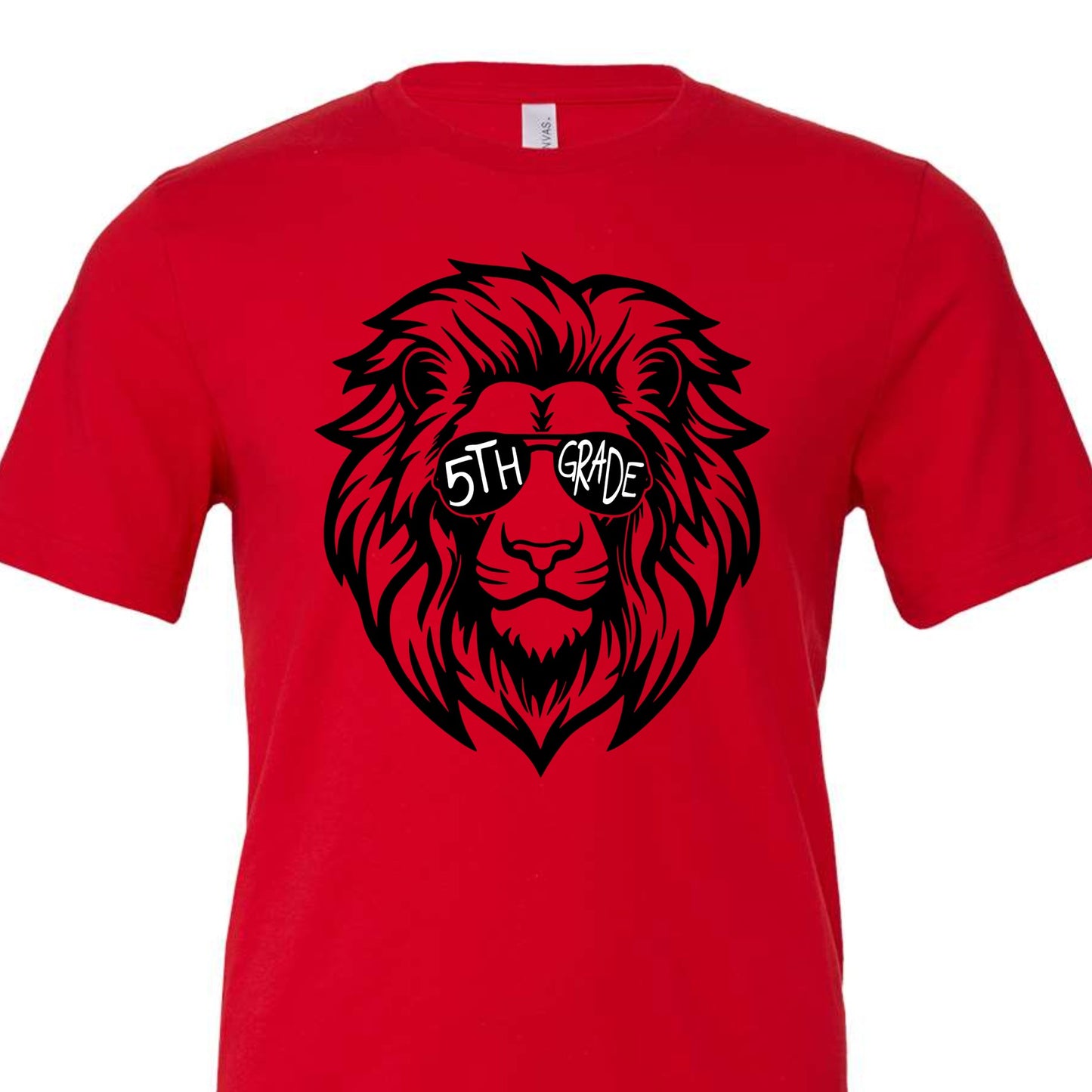 Lion Sunglasses 5th Grade Tee