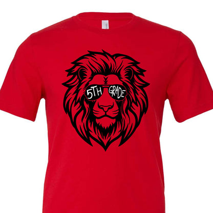 Lion Sunglasses 5th Grade Tee