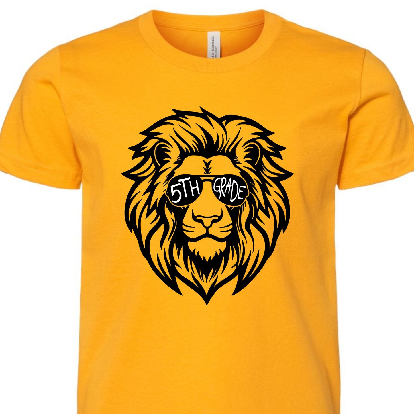 Lion Sunglasses 5th Grade Tee