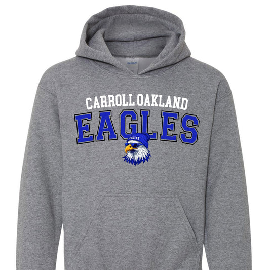 Carroll Oakland Eagles Beanie Hoodie