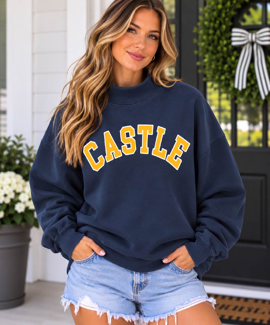 Castle Collegiate Mock Neck