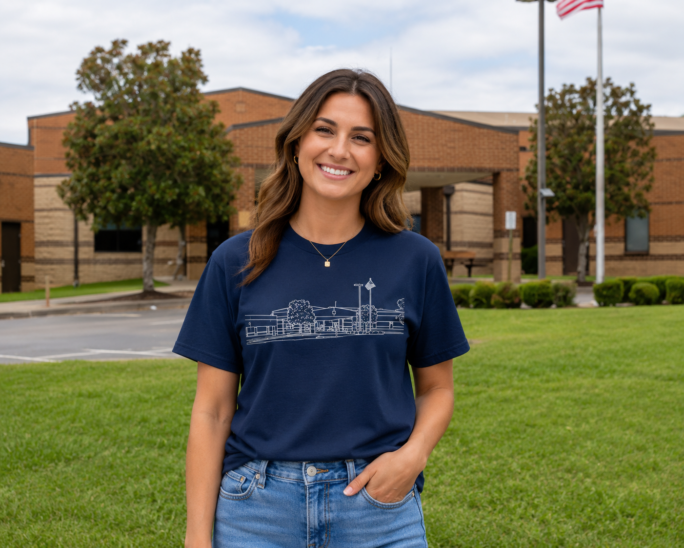 Castle Heights Sketch Tee