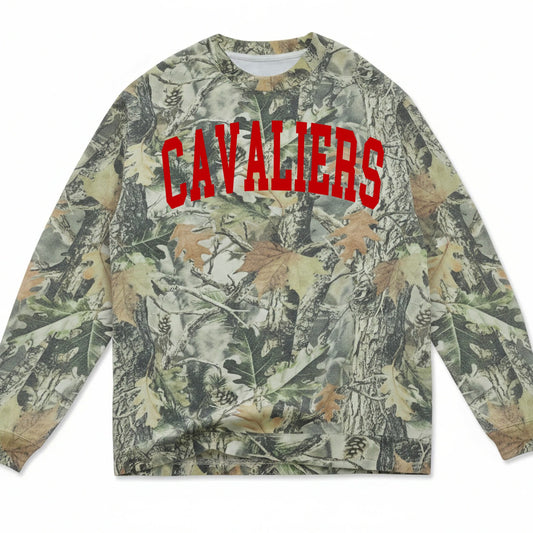 Cavaliers Vintage Wood Camo Long Sleeve Tee