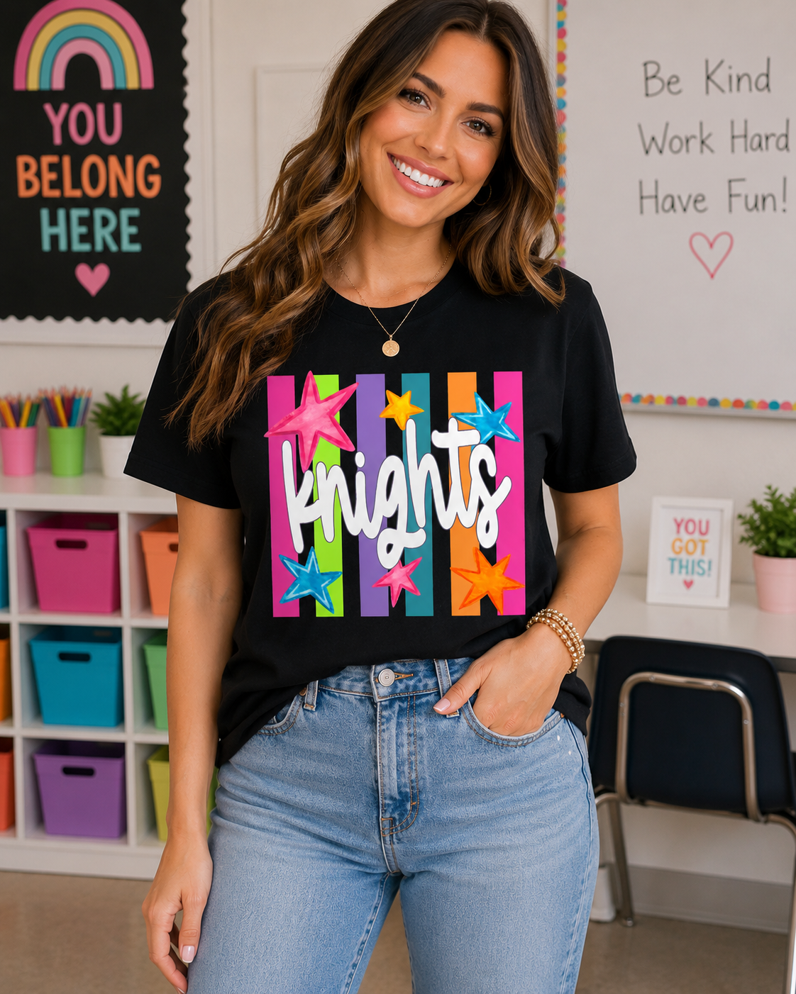 Color Pop Knights Tee
