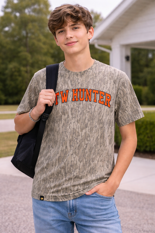 TW Hunter Camo Spirit Tee | Mossy Oak Bottomland Shirt