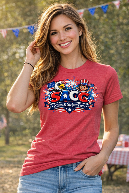 SACC Stars & Stripes Characters Tee