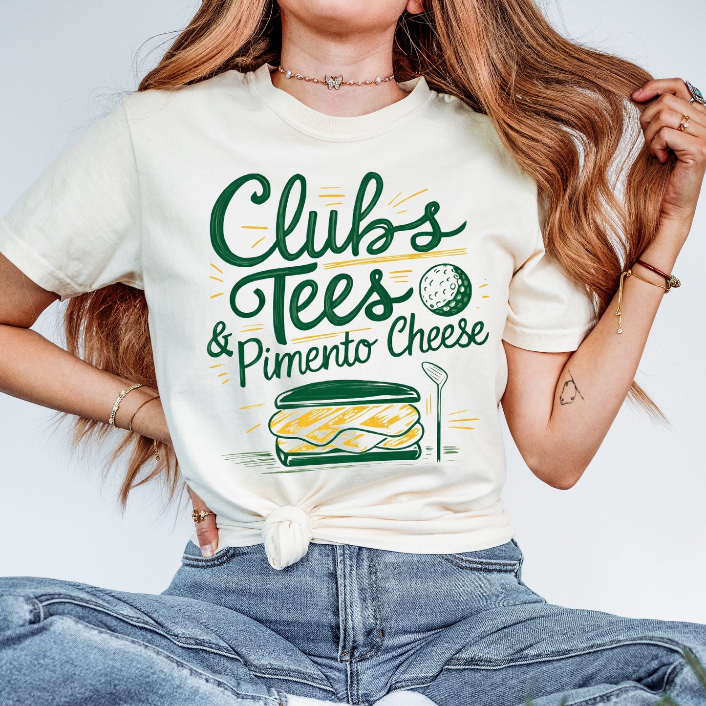 Clubs, Tees & Pimento Cheese Tee