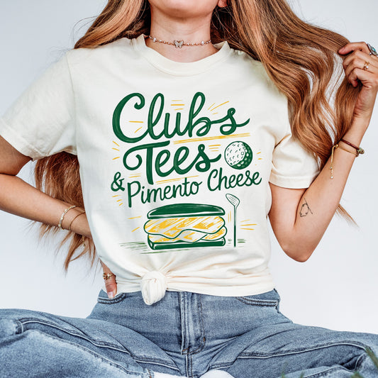 Clubs, Tees & Pimento Cheese Tee