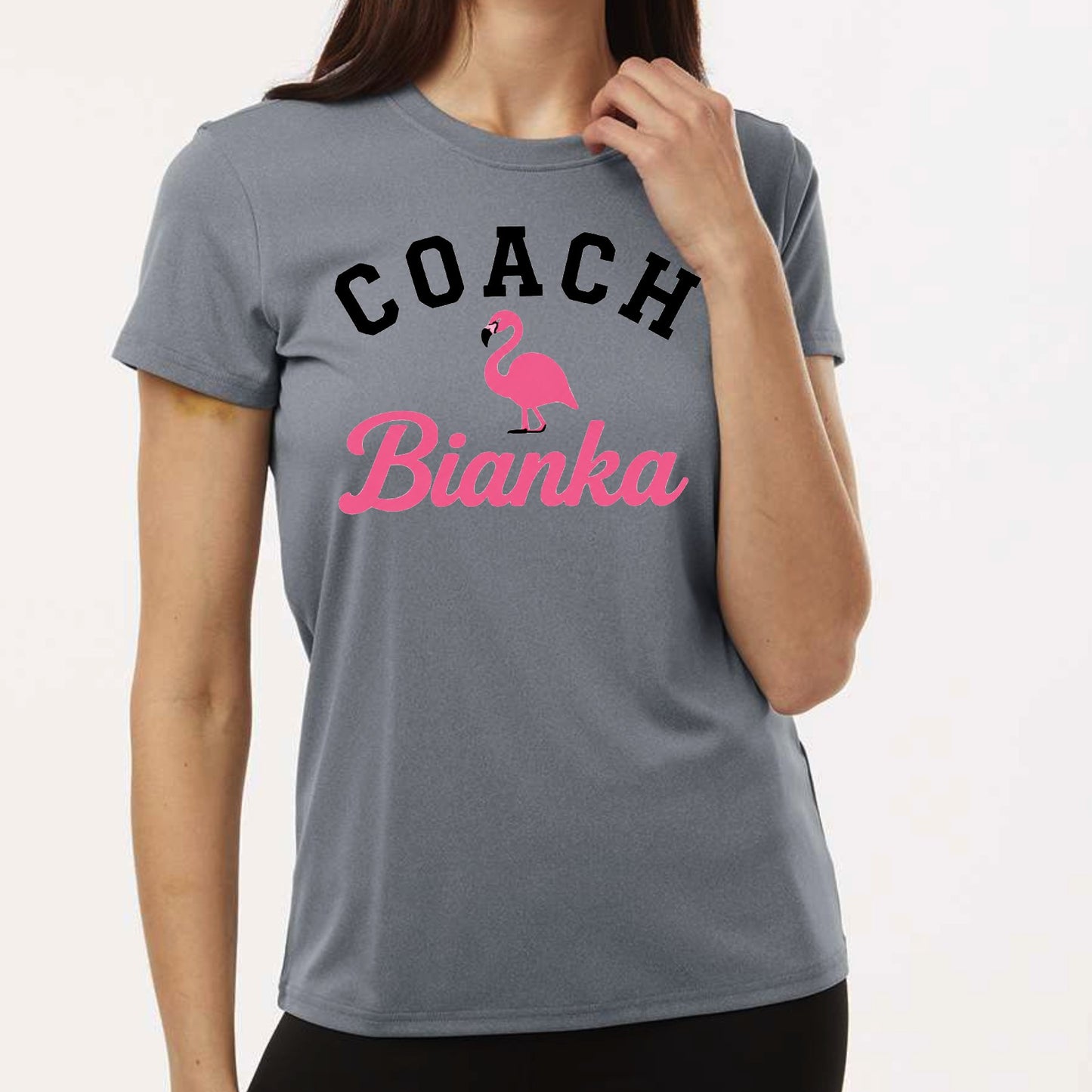 Pink Flamingo Coach Tee