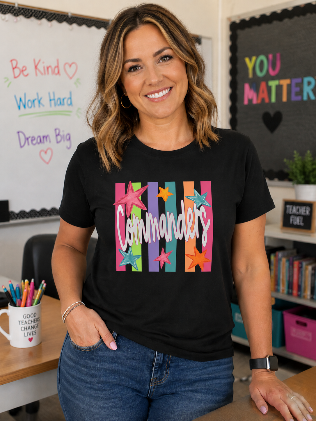 Color Pop Commanders Tee