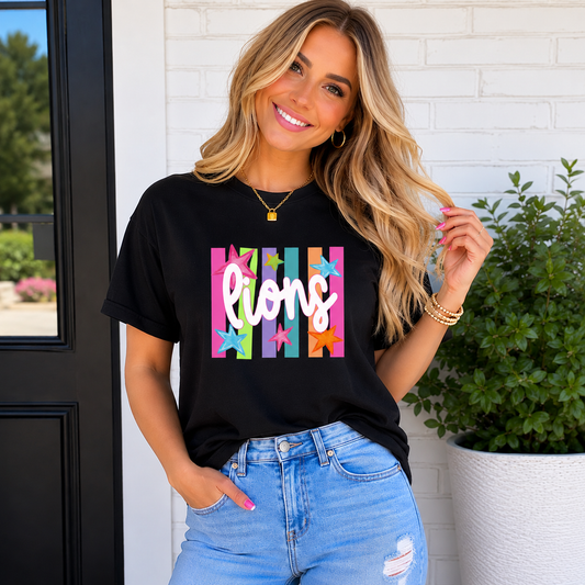 Color Pop Lions Tee
