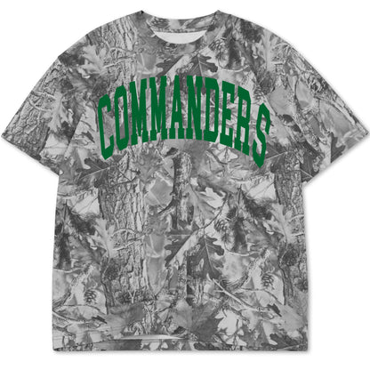 Commanders Vintage Gray Camo Tee