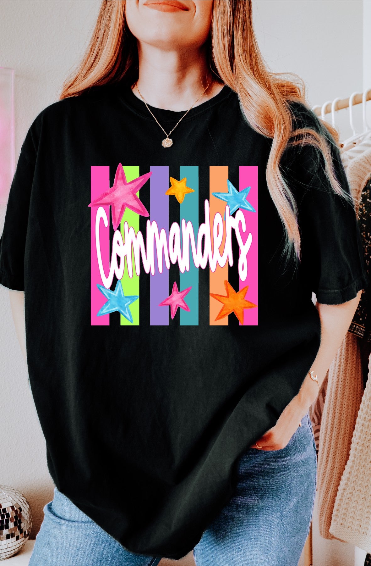 Color Pop Commanders Comfort Colors Tee
