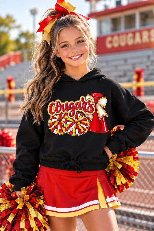 Cougars Cheerleader Hoodie