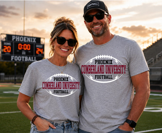 Cumberland University Phoenix Football Tee