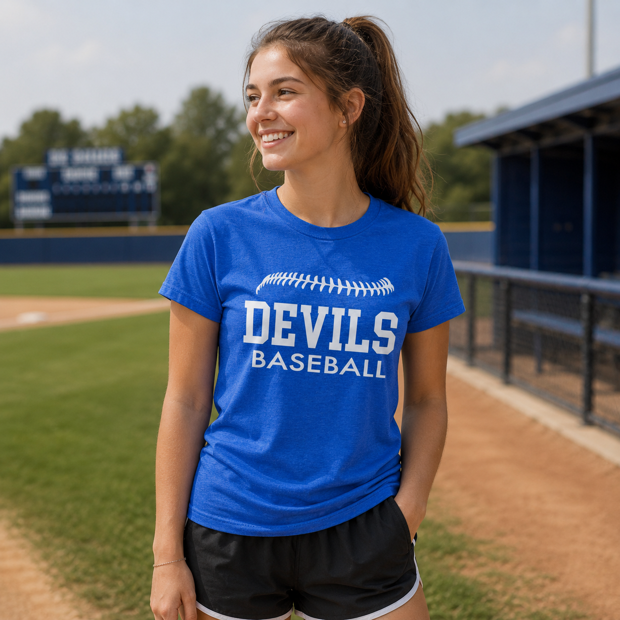 Devils Varsity Baseball Tee