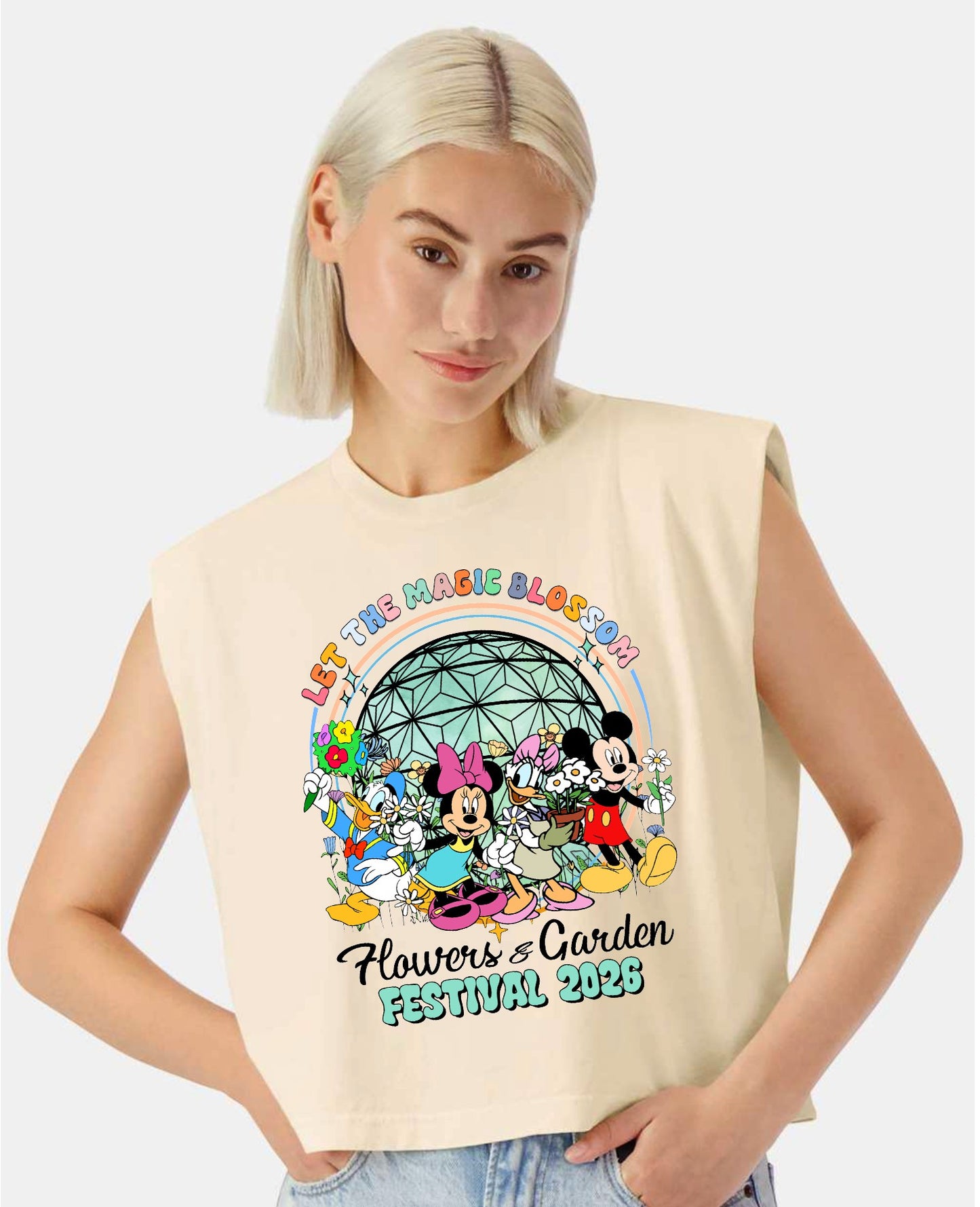 Let the Magic Blossom Festival Muscle Tee