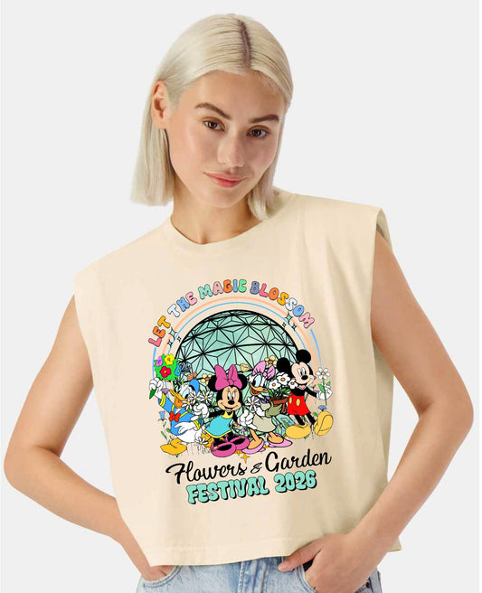 Let the Magic Blossom Festival Muscle Tee