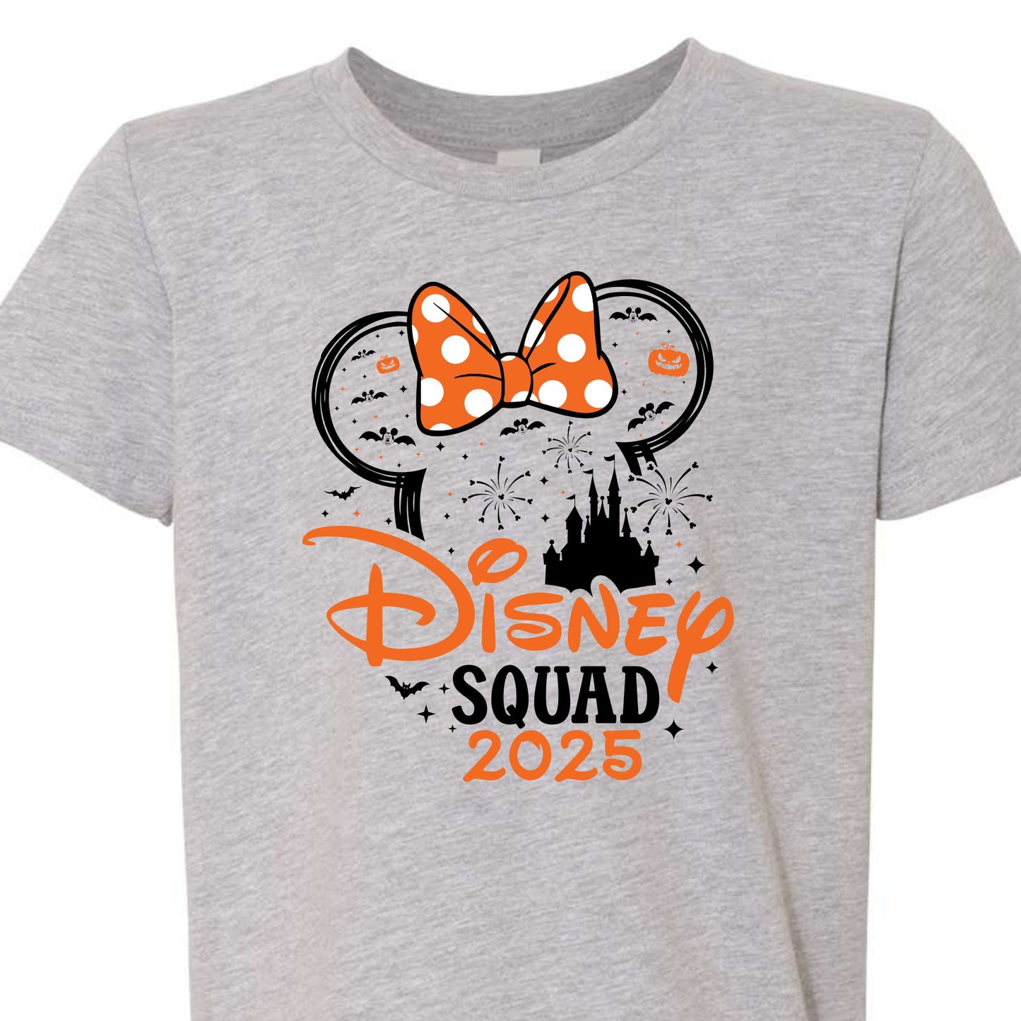 Halloween Minnie Mouse Disney Squad 2025 tee
