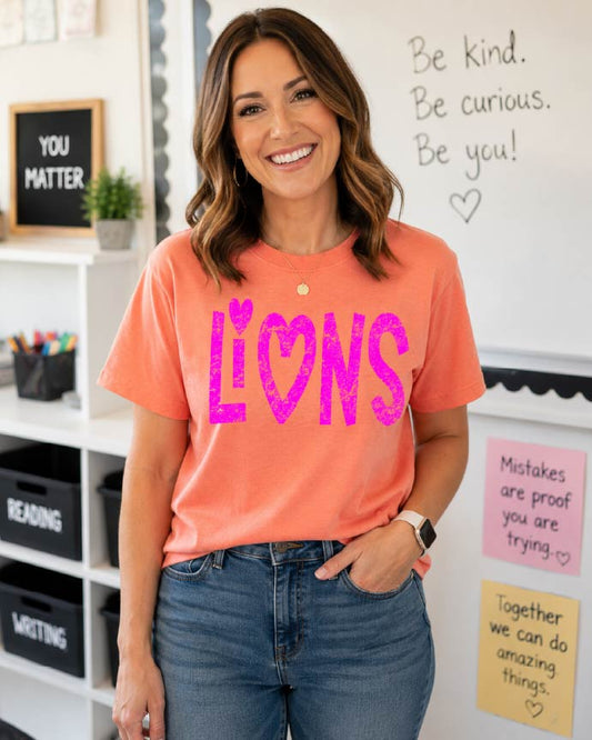 Distressed Lions Fun Little Tee