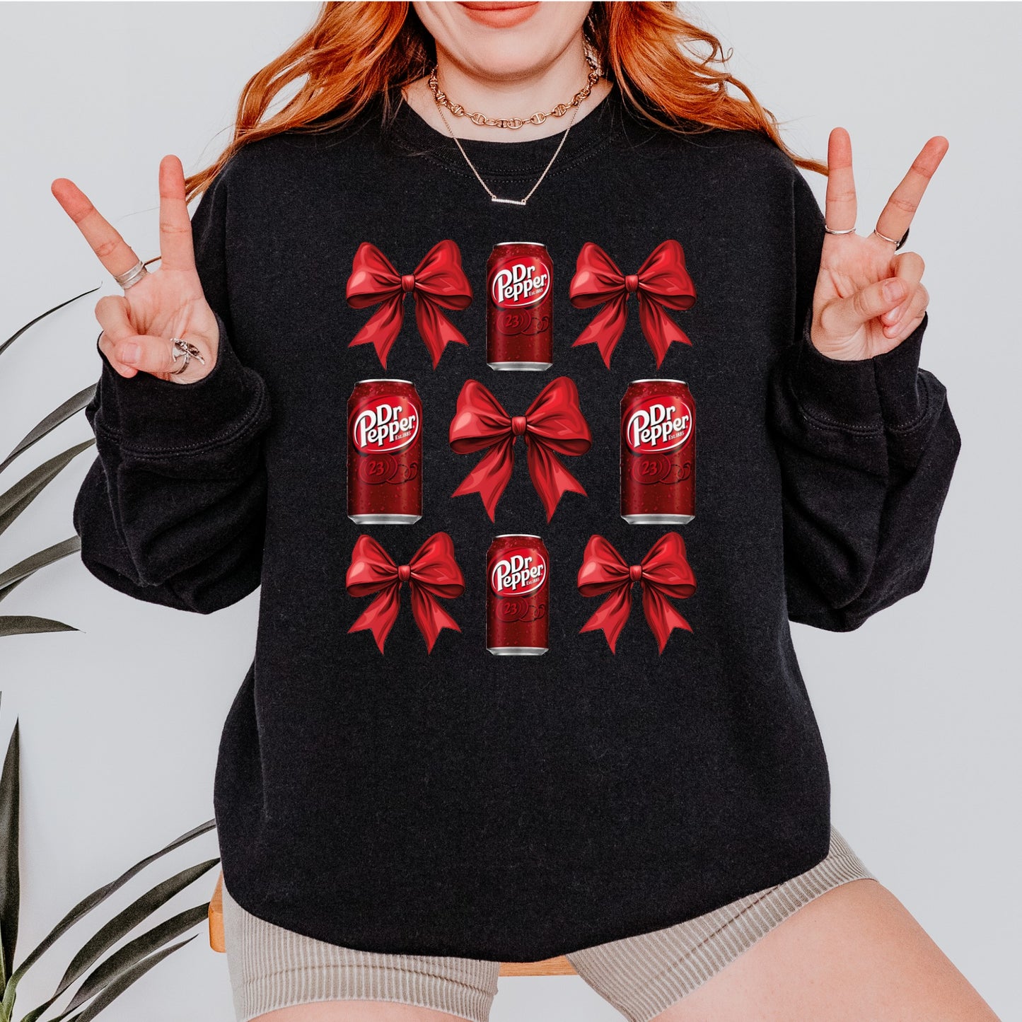 Dr. Pepper Bows Sweatshirt