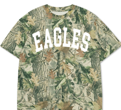 Eagles Vintage Wood Camo Tee