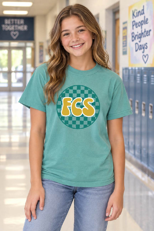 FCS Retro Checkered YOUTH Tee