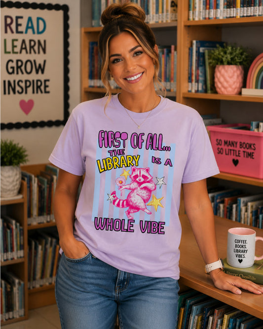 The Library is a Whole Vibe Tee