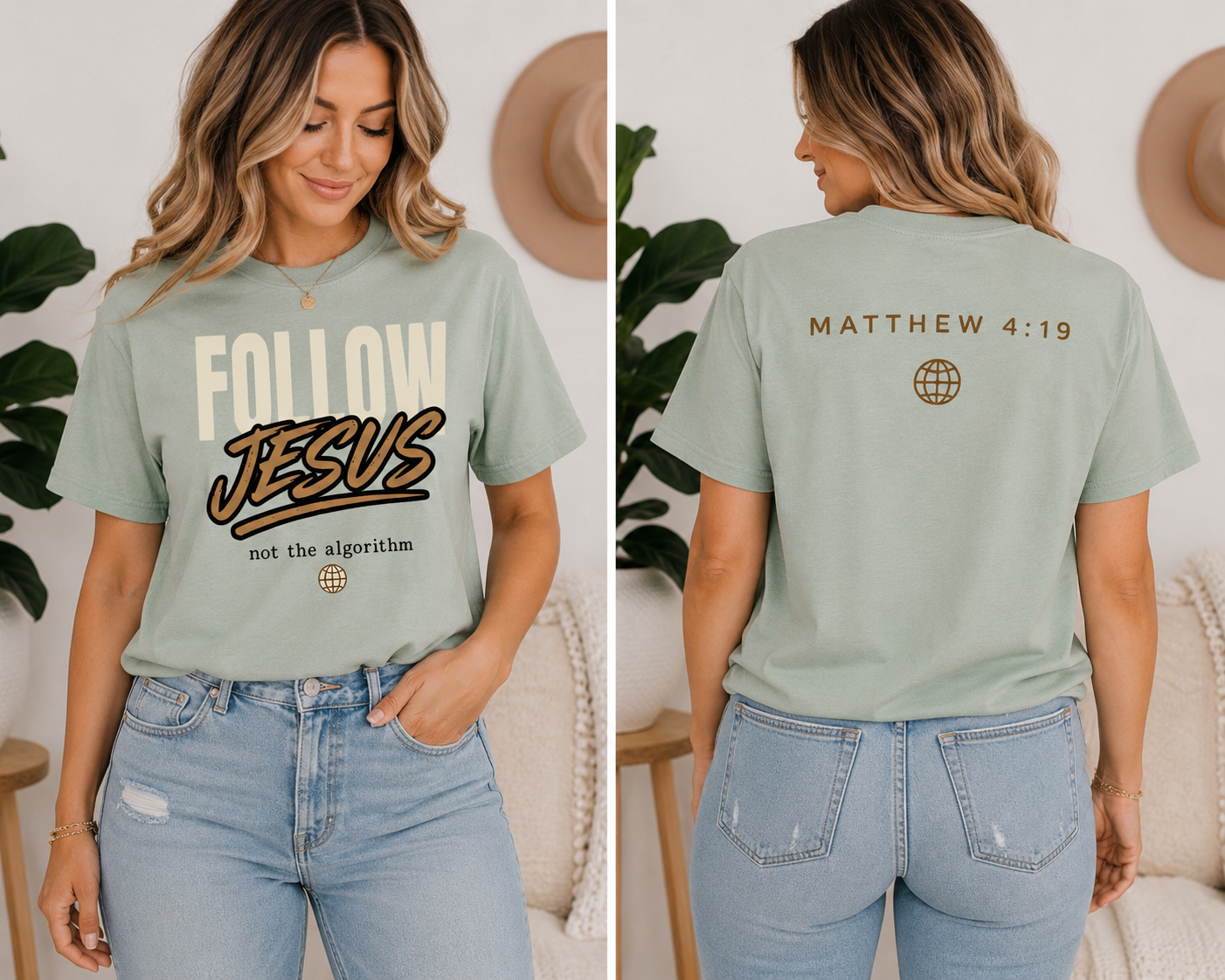 Follow Jesus, Not the Algorithm Tee