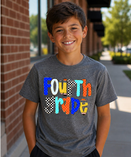 Fourth Grade Pencil Patch Tee